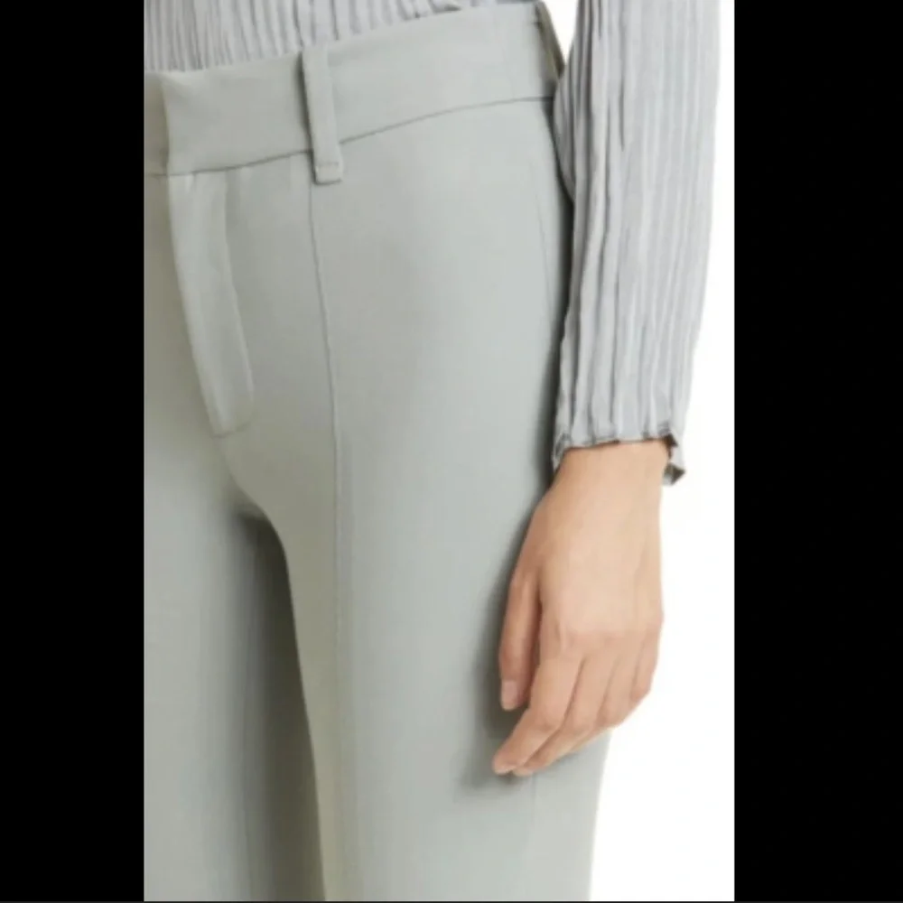 $368 NWT VINCE Sz10 HIGH RISE CIGARETTE STRETCH PANT SLATE - Picture 1 of 9